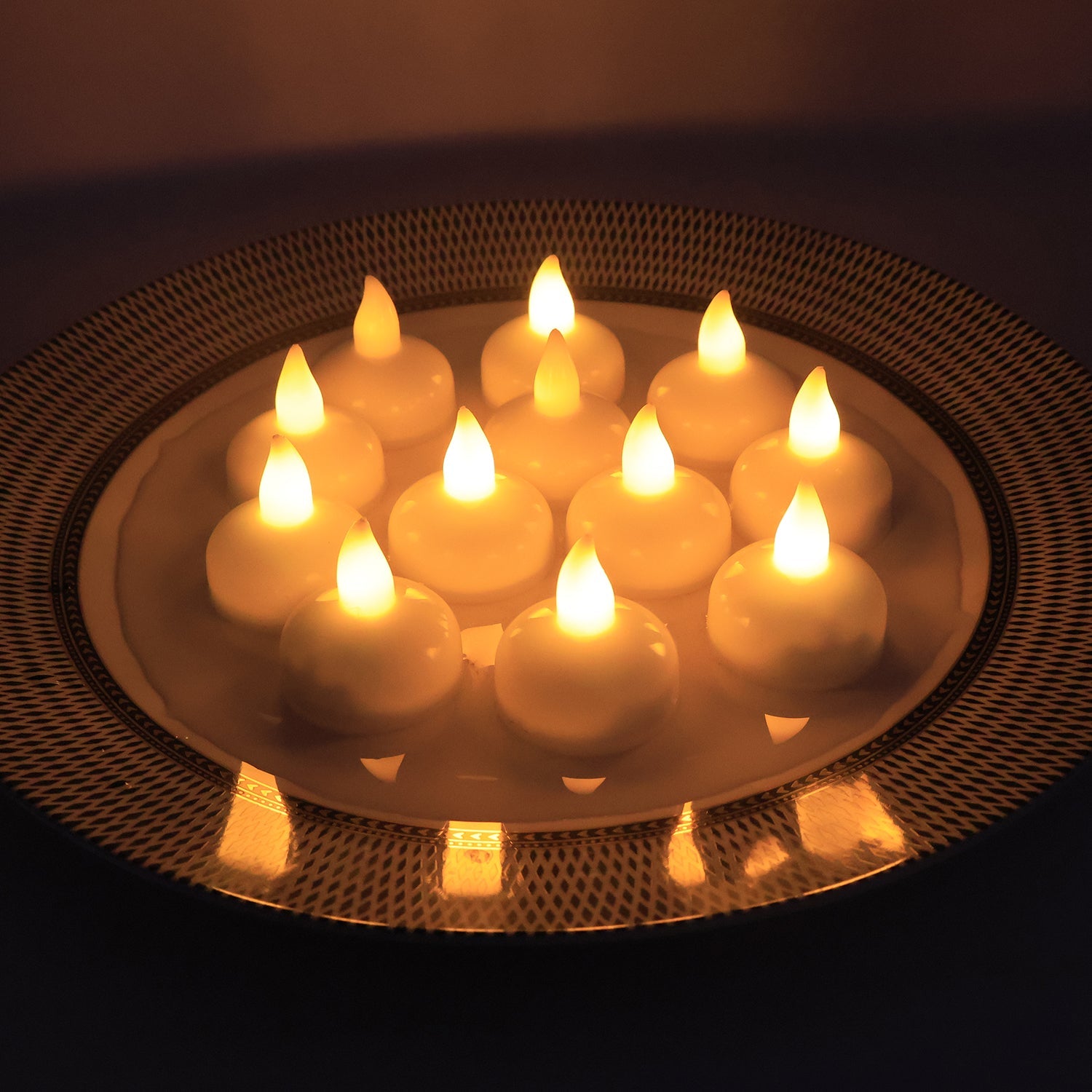 LED Floating Smokeless Candles (12 Pc) LED Floating Smokeless Candles (12 Pc)